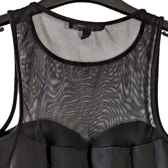 U 2 B Woman’s Mesh Top Black Tank Camisole Top Large (L) - Picture 2 of 8